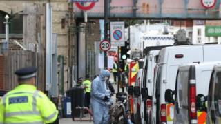 Police still dey search house for Surrey, London on top security matter