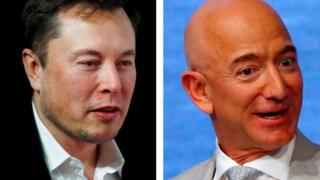 Elon Musk and Jeff Bezos