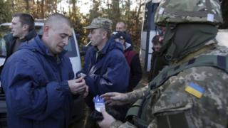 Освобожденные из плена военные, октябрь 2015 года