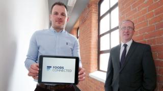 Gary Tyre of Foods Connected with Invest NI's Des Gartland