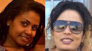 እህትማቾቹ ድምፃዊያን ዳናይት (በግራ) እና ሰምሃር (በቀኝ)