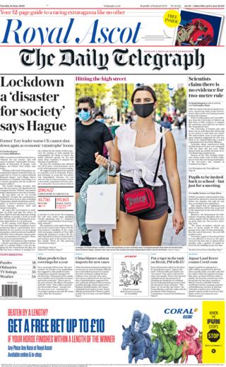 Daily Telegraph 16 June