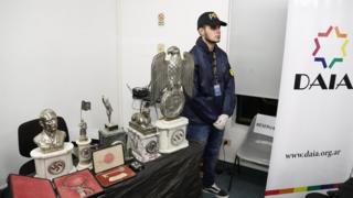 Objetos nazi incautados
