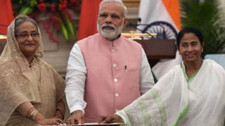 ममता बनर्जी, हसीना, मोदी