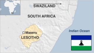 Map of Lesotho
