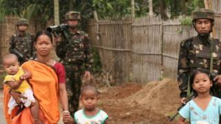 আসাম রাইফেলসের টহল। ফাইল ছবি