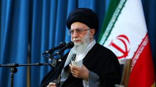 Iran's supreme leader Ayatollah Ali Khamenei