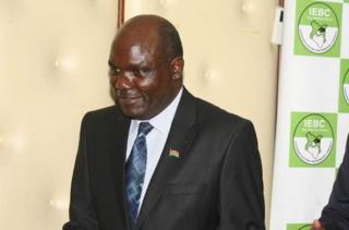 Umukuru w'akanama kajejwe amatora muri Kenya Wafula Chebukati