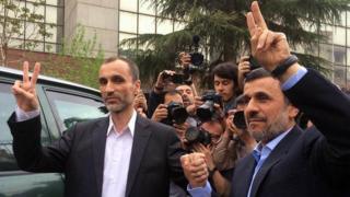 محمود احمدی نژاد و حمید بقایی