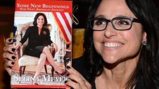 Julia Louis-Dreyfus who plays US President Selina Meyer in Veep
