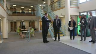Congressman Mark DeSaulnier visits West County Detention Facility