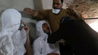 Igitero c'ubumara mu ntara ya Idlib muri Syria mu kwezi kwa kane aho abantu 80 bishwe