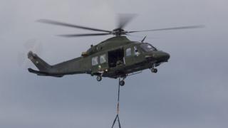 An Irish Air Corps AW139 helicopter - file picture