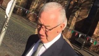 John Wood outside Carlisle Crown Court