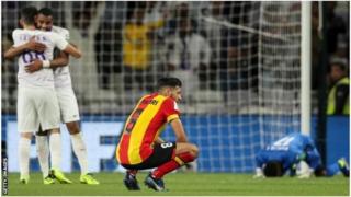 Anice Badri, de l'Espérance, championne d'Afrique en titre, après sa défaite face à Al-Aïn