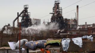 Port Talbot steel works