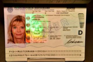 pasaporte alemán