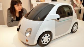 Prototype model of Google's driverless car