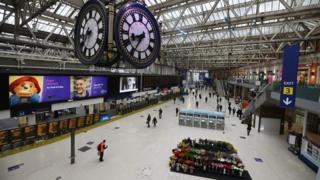 Waterloo Station at rush hour