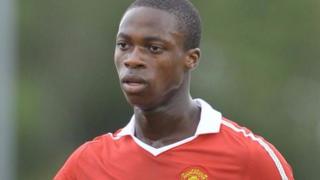 John Cofie lokacin yana Manchester United