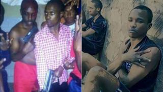 Mwani Sparta, conhecido por postar imagens de sua vida de luxos, publicou uma foto sua em 2017 com uma grande arma na mão, ao lado de amigos.