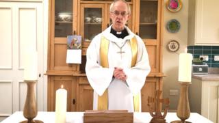 The Archbishop of Canterbury Justin Welby delivers his Easter Sunday sermon