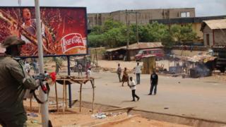 Une rue d'Onitsha, dans le sud-est du Nigeria