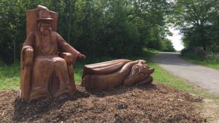 Carsington Water Derbyshire sculpture trail