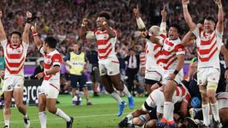 Japan celebrate