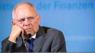 Almanya Maliye Bakanı Wolfgang Schaeuble