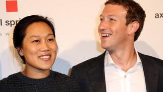 Mark Zuckerberg da iyalinsa Priscilla Chan