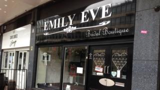 The now empty shop
