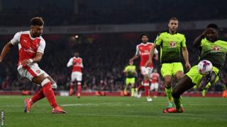 Oxlade-Chamberlain pia alifunga dhidi ya Nottingham Forest raundi iliyotangulia EFL