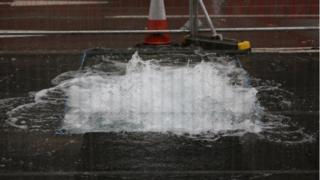 Burst water main (library pic)