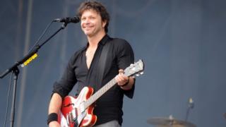 Bertrand Cantat on stage in March 2018