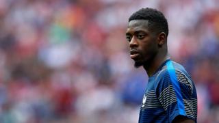 Dan wasan gaba na Barcelona Ousmane Dembele