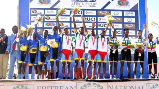 ኣብ ውድድር ግዜ ደቂ ተባዕትዮ ሃገራዊት ጋንታ ኤርትራ ቀዳመይቲ ፡ ርዋንዳ ክልኣይቲ ኢትዪጰያ ሳለሰይቲ ብምኳን ውድድረን ዛዚመን