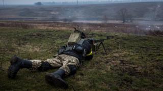Украинский военнослужащий