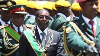 Zimbabwean President Robert Mugabe