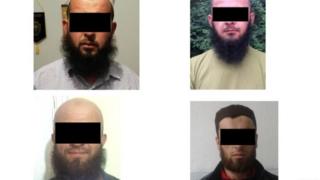 Улуттук коопсуздук кызматы жарыялаган кармалгандардын сүрөтү.