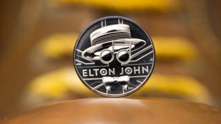 Sir Elton John coin