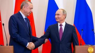 بوتين وأردوغان في قمة سوتشي