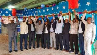 Qaar ka mid ah musharrixiinta doorashada Jubaland