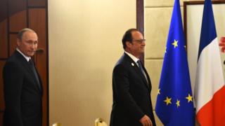 Putin Hollande