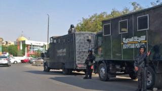 قوات الأمن في شوارع القاهرة