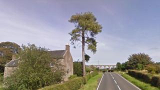 The B742 near Dalrymple