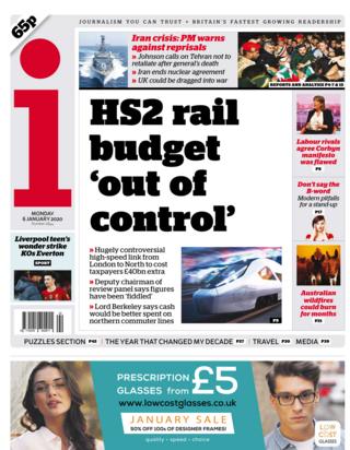 i paper front page 6 January 2020