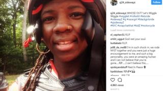 Un post de Instagram de Joi SJ Harris, con varios homenajes para ella.