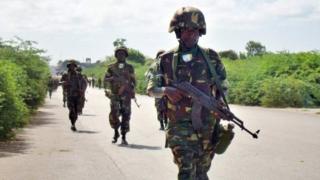 Bamwe mu basirikare b'abarundi bari muri Somalia