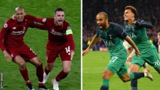 ليفربول وتوتنهام يلتقيان في نهائي إنجليزي خالص لدوري أبطال أوروبا